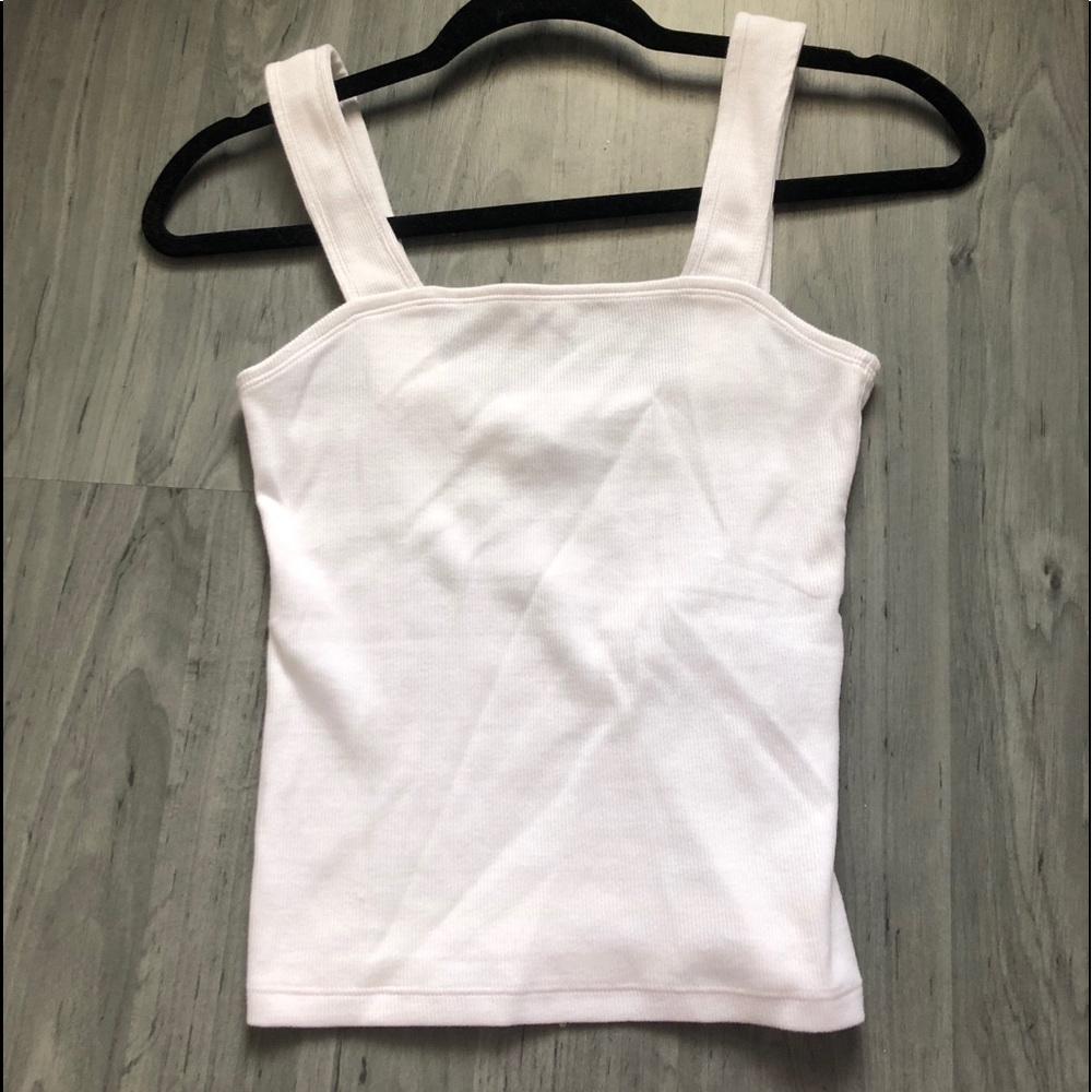 Abercrombie and Fitch white tank